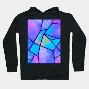 Window to the universe - Stained Glass Abstract Design Hoodie